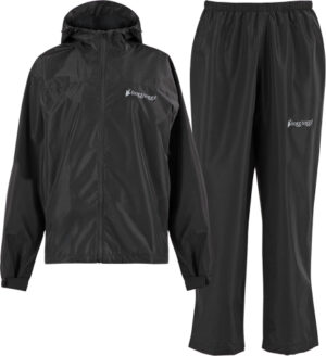 FROGG TOGGS MEN'S VAPOR RAIN - SUIT BLACK SM/MD