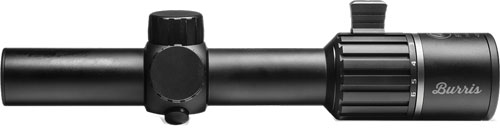 Black Burris riflescope on white background