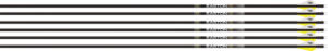 EASTON ARROW 5.0 400 2" BLAZER - HALFOUT INSERT 6PK