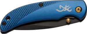 BROWNING KNIFE PRISM III FLDNG - HUNTER 2.38" BLADE BLUE ALUM