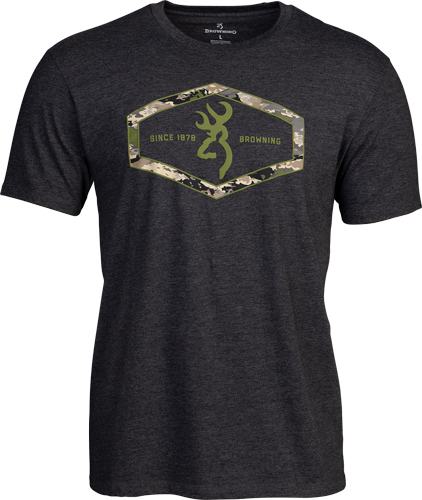 BROWNING SS T-SHIRT BROWNING - HEXLOCK DARK GRAY XXLARGE - Image 2