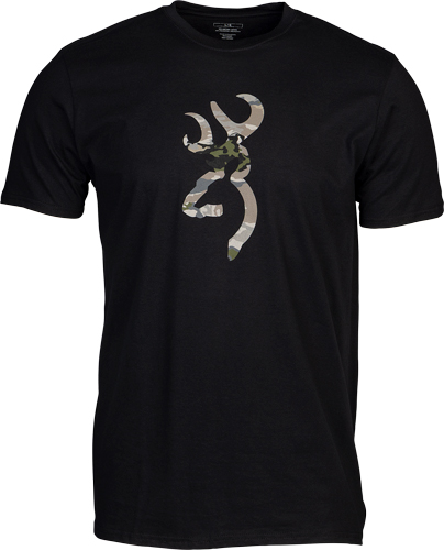 BROWNING SS T-SHIRT CAMO - BUCKMARK BLACK/OVIX LARGE - Image 2