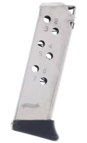 WALTHER ARMS MAG PPK 32ACP 7RD NICKEL FR