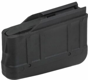 Black rifle magazine on white background