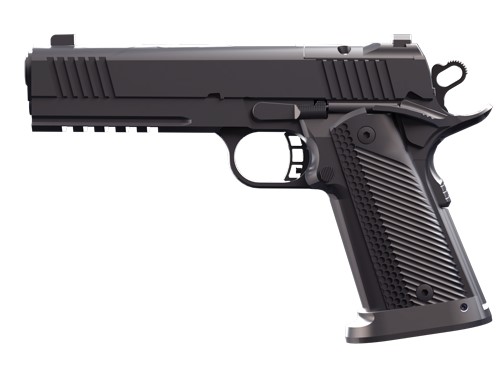 RIA USA 1911 A2 Tac Ultra AOS Handgun .45 Auto 13rd Magazine 5" Barrel Black