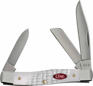 CASE KNIVES WHITE SYNTHETIC - SPARXX STD JIG MEDIUM STOCKMAN