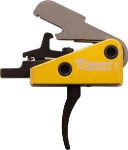 Yellow firearm trigger assembly component