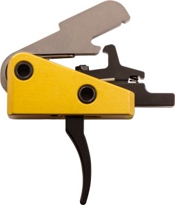 Yellow firearm trigger assembly module