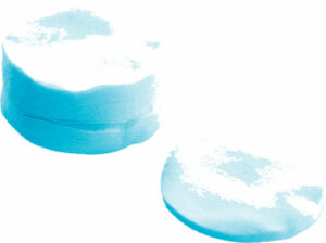 TC T17 PRE-SATURATED CLEANING - PATCH 2 1/2" 100 PER JAR