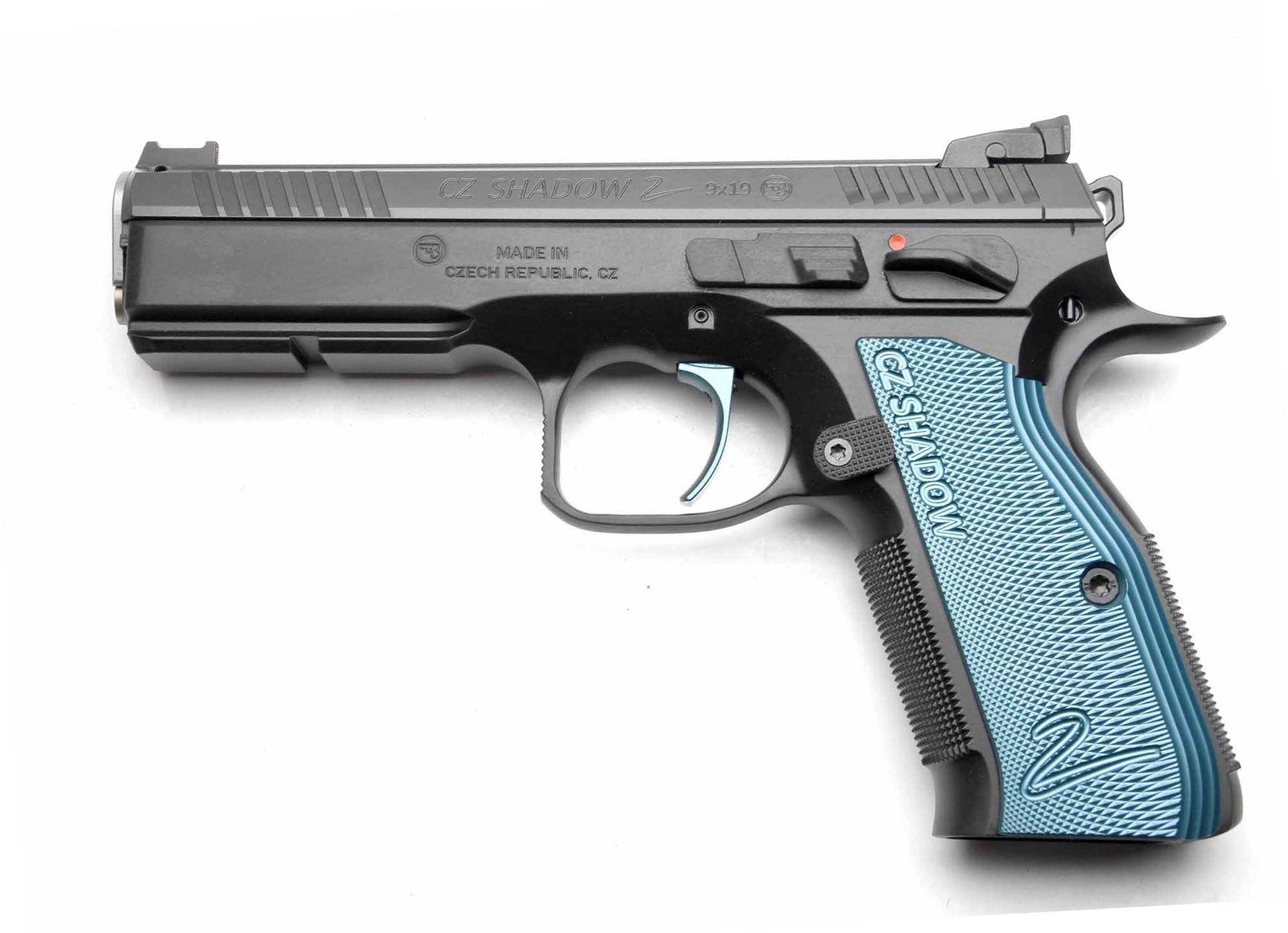 CZ CUSTOM SHADOW 2 SA ACCU 9MM - FS 17-SHOT BLK POLYMER FINISH