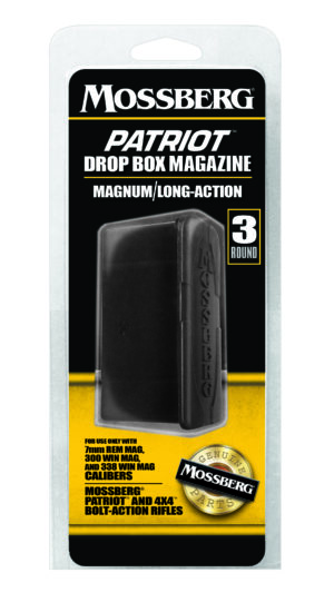 Mossberg Patriot Bolt Action Rifle Magazine Magnum Long Action 7mm REM Mag/7mm PRC/.300 Win Mag/.338 Win Mag 3/rd