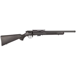 SAVAGE 93R17-FV-SR 17HMR - 16.5" HB THREADED BLUED/BLACK