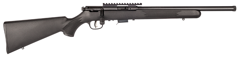 SAVAGE 93R17-FV-SR 17HMR - 16.5" HB THREADED BLUED/BLACK