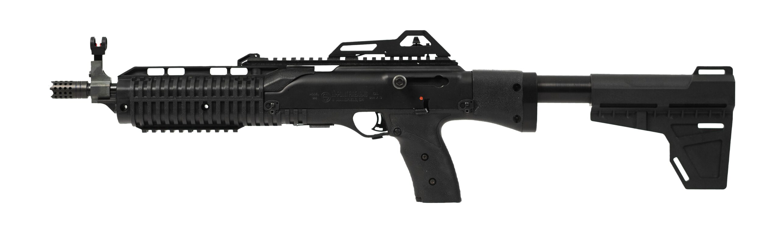 HI-POINT PISTOL 9MM 10RD - 13.25" THREADED WITH BRACE BLK