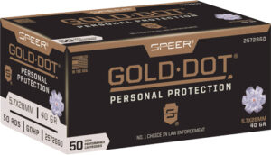 Speer Gold Dot Handgun Ammunition 5.7X28mm 40gr HP 50/ct