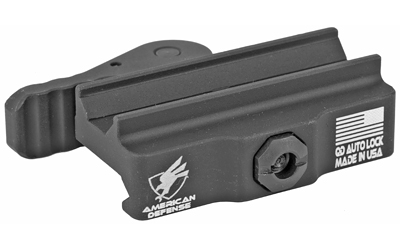 Black American Defense auto-lock rail mount