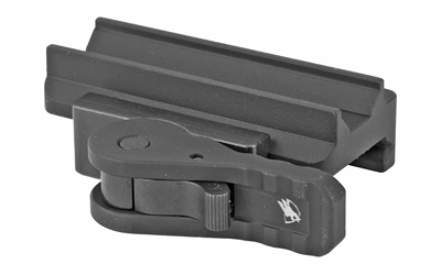 Black metal quick-release scope mount