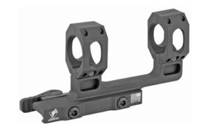 Black one-piece rifle scope mount