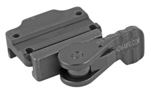Metal quick-release mounting bracket with lever