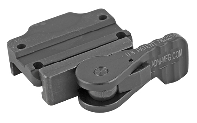 Metal quick-release mounting bracket with lever