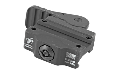Black metal quick-detach optic mount