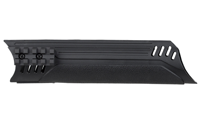 Black automotive interior trim panel with vent slots
