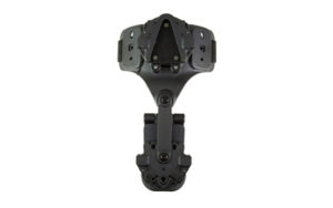 Black helmet suspension system, top view