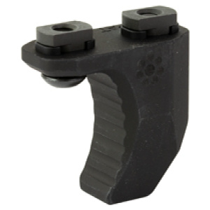 Black grip accessory for firearm attachment