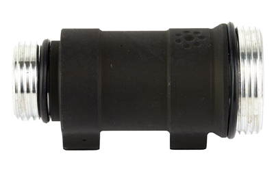 Threaded cylindrical metal and plastic mechanical component