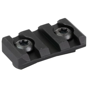 Black Picatinny rail mount for firearms