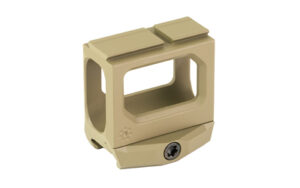 Tan rifle optic riser mount block