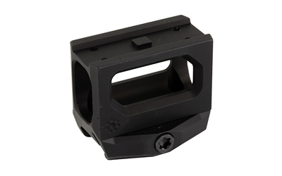 Black metal firearm scope riser mount