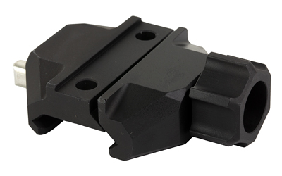 Black metal scope mount clamp