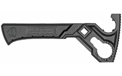 Black tactical tomahawk with modern ergonomic design