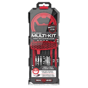 Gun cleaning multi-kit with brushes and accessories.