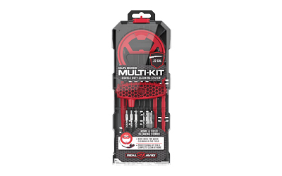 Gun cleaning multi-kit with brushes and accessories.