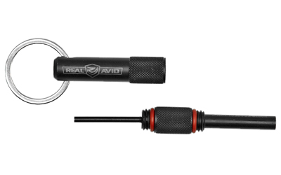 Compact bolt carrier group scraper tool with keyring.