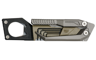 Compact folding multitool knife with hex keys