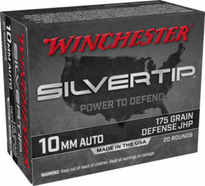 Winchester Silvertip 10mm Auto ammunition box