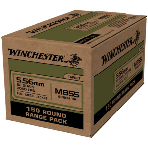 WINCHESTER USA 5.56X45 62GR - GREEN TIP 600RD CASE LOT