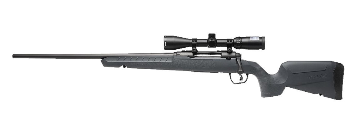 SAVAGE AXIS 2 XP 243 20" LH - COMPACT W/3-9X40 MATTE/GREY