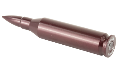 Copper rifle cartridge isolated on white background