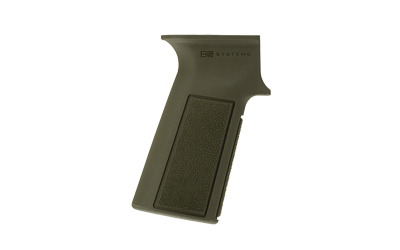 Black gun grip with texture for rifle