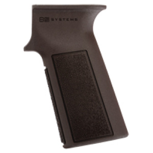 Black tactical grip for firearm