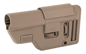 Tan adjustable rifle stock with cheek rest