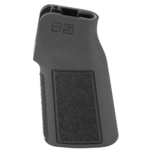 Black ergonomic rifle grip with texture