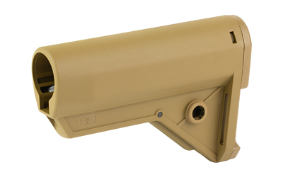 Tan adjustable AR-15 rifle stock