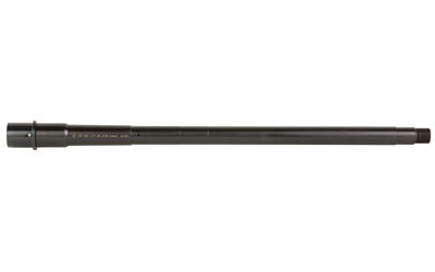 Black rifle barrel isolated on white background