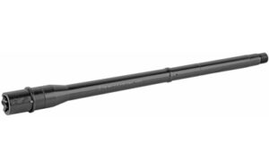 Rifle barrel with attached muzzle device