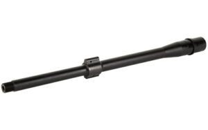 Black rifle barrel with front sight base